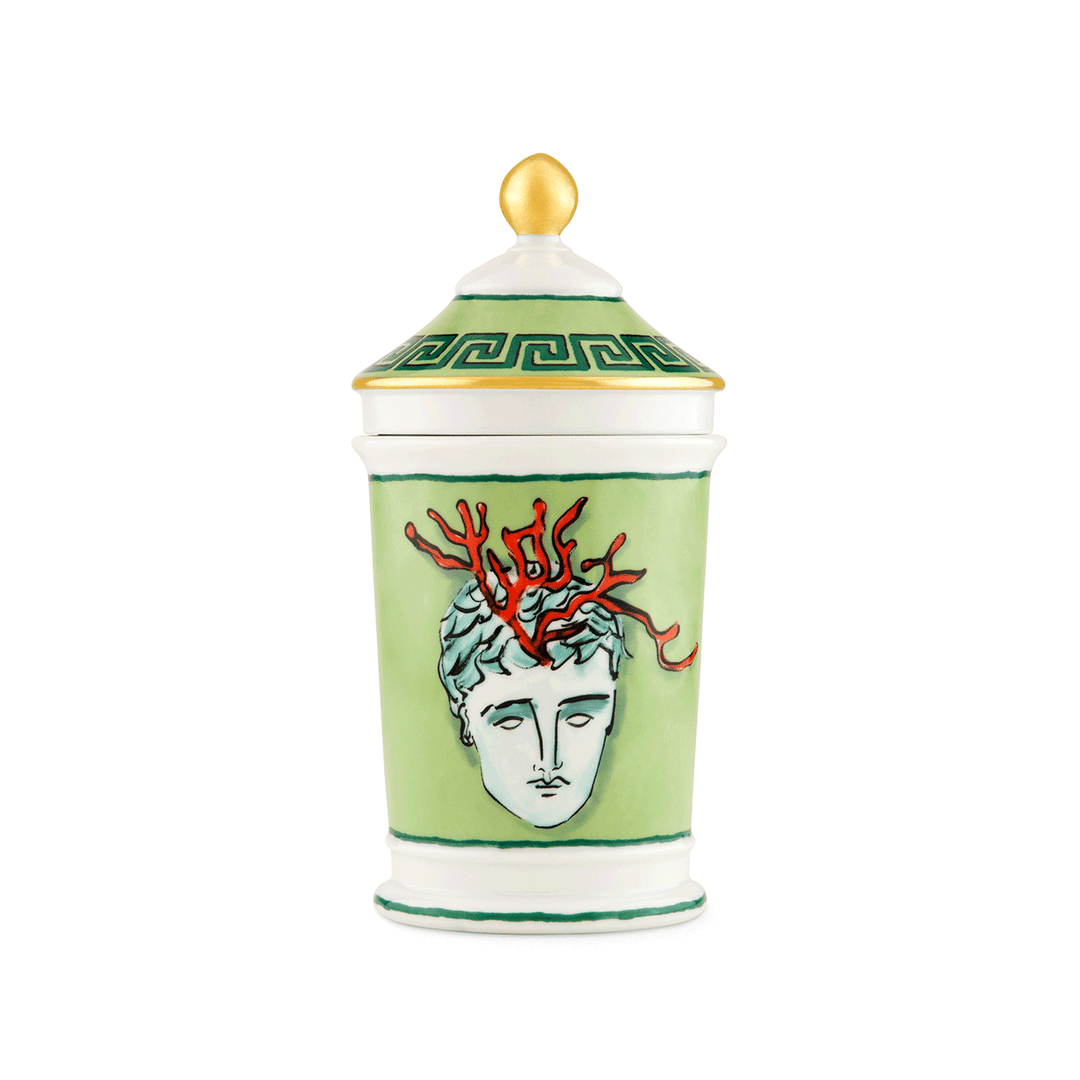 Ginori 1735 El Viaggio Nettuno Moss Green Vase