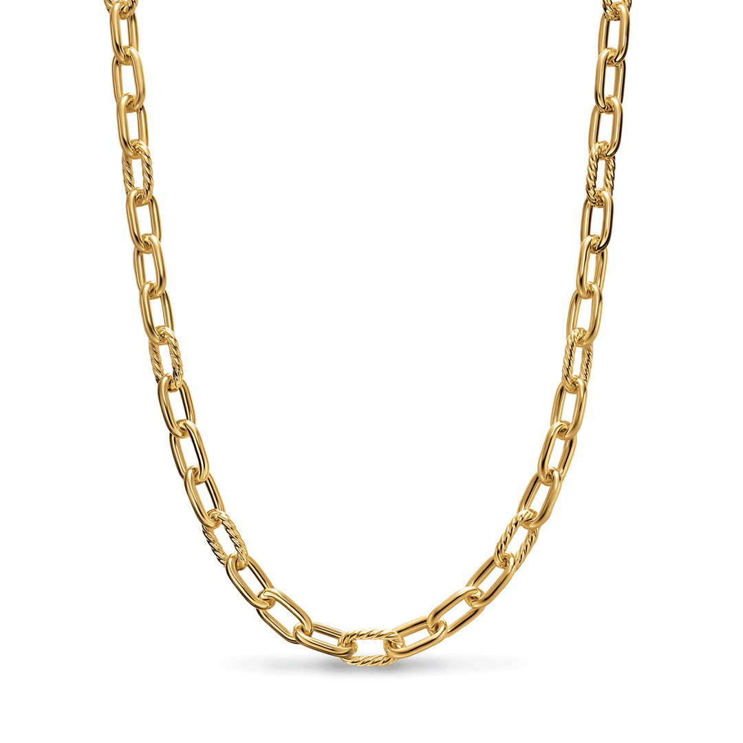 David Yurman DY Madison Chain Necklace 18k Yellow Gold, 8.5mm