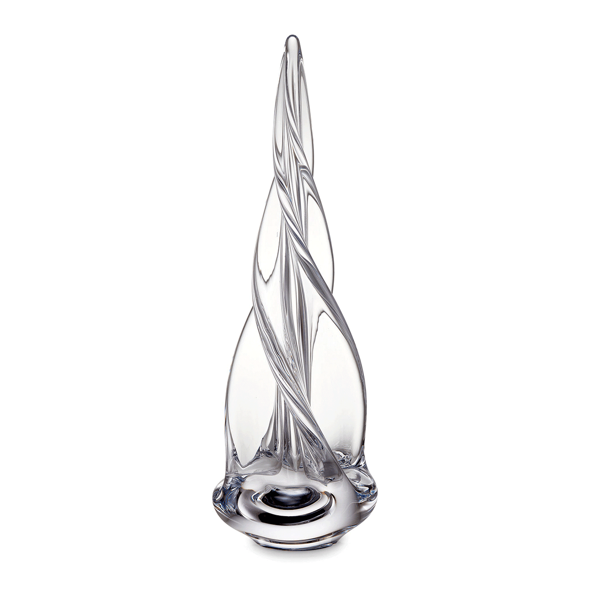 Simon Pearce Spiral Four Sided Evergreen 16 Inch