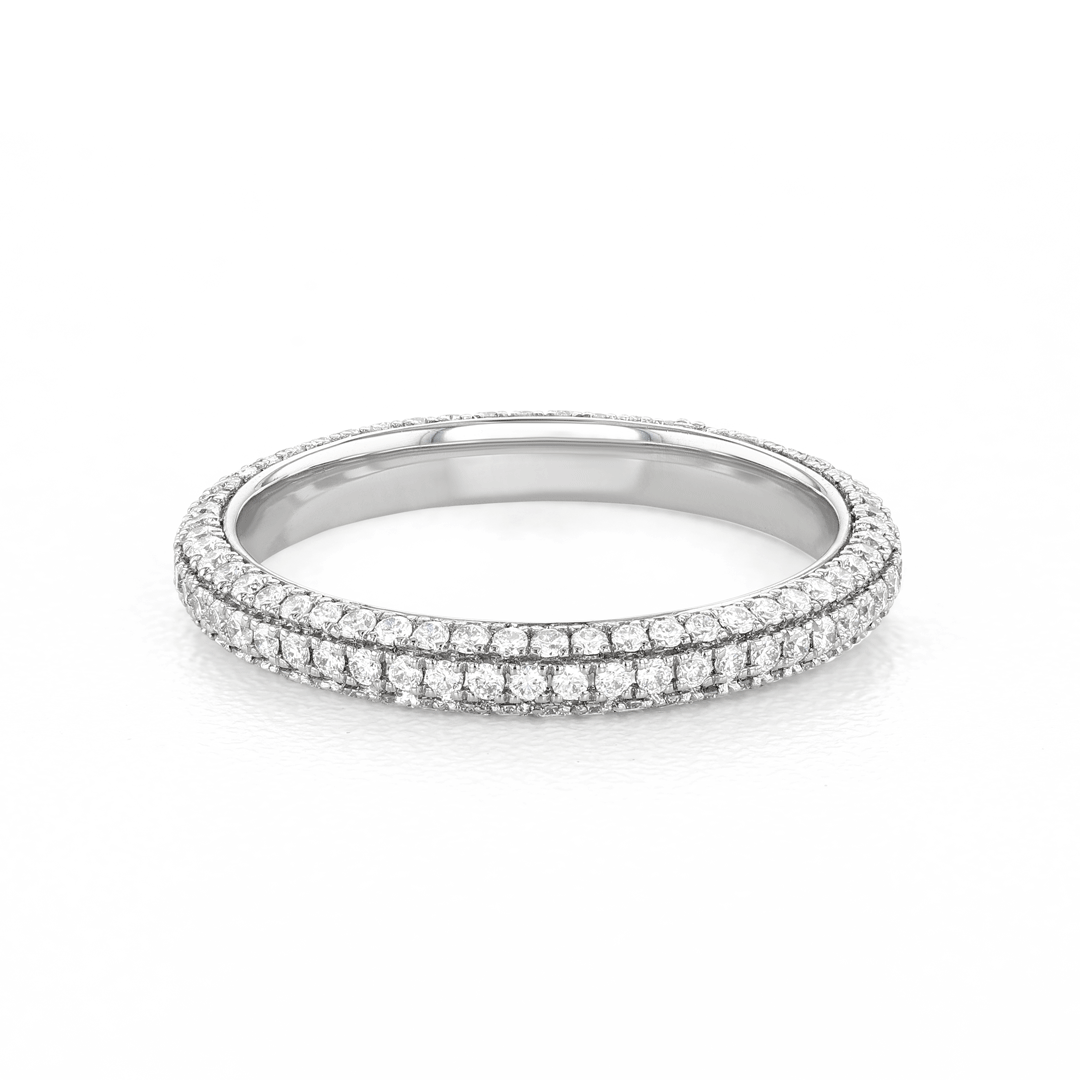 Grace Platinum Diamond Eternity Band