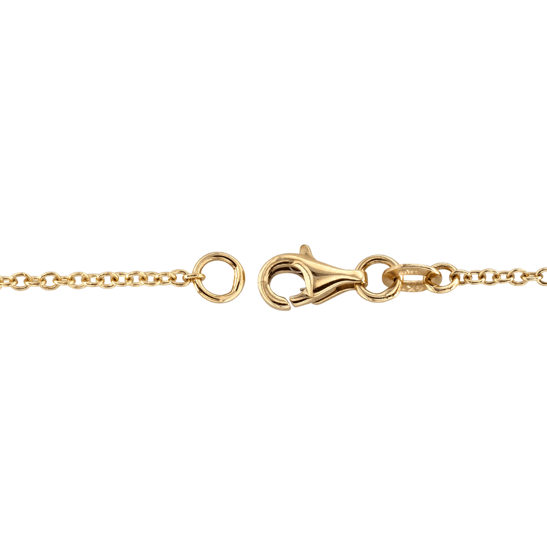 Hamilton Collection 14k Yellow Gold 24 Inch Satin Puff Heart Pendant