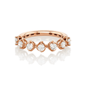 Hamilton Duet Collection 18k Rose Gold and 0.70 Total Weight Diamond Band