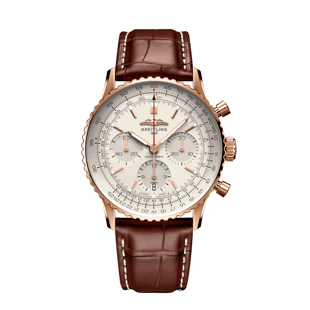 Breitling Navitimer B01 Chronograph 41mm Silver #RB0139211G1P1