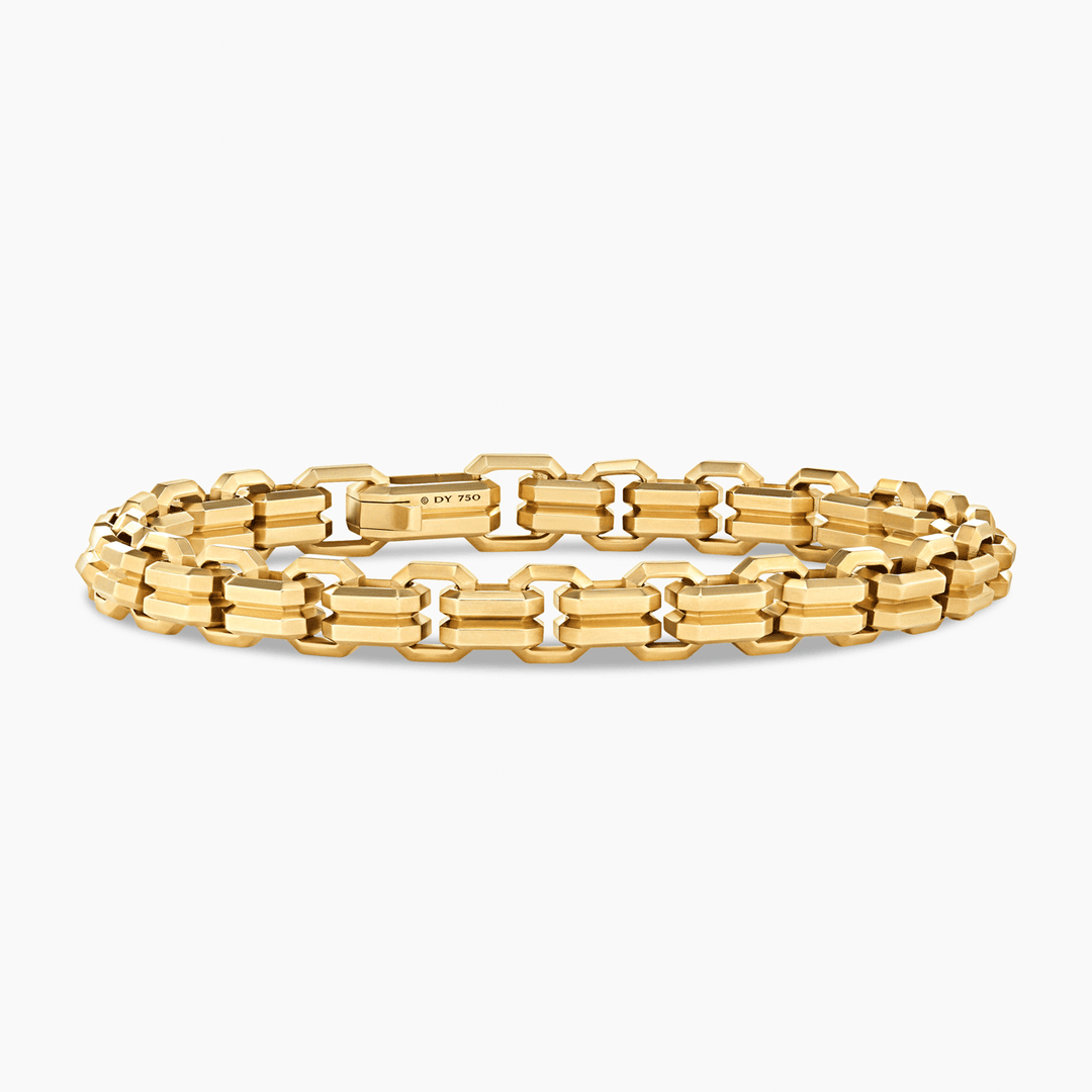 David Yurman Streamline Double Heirloom Link Bracelet in 18k Yellow Gold