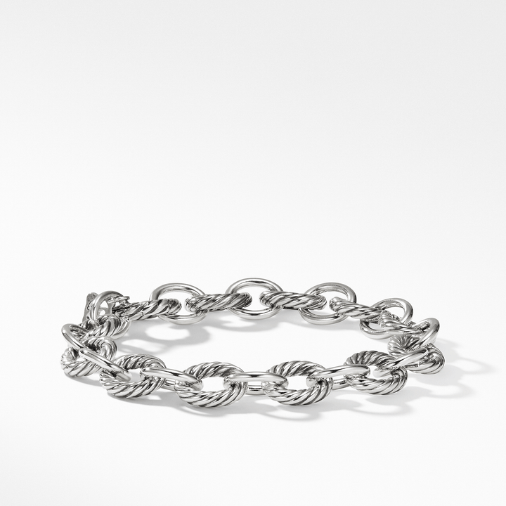 David Yurman Oval Link Chain Bracelet Sterling Silver, 10mm