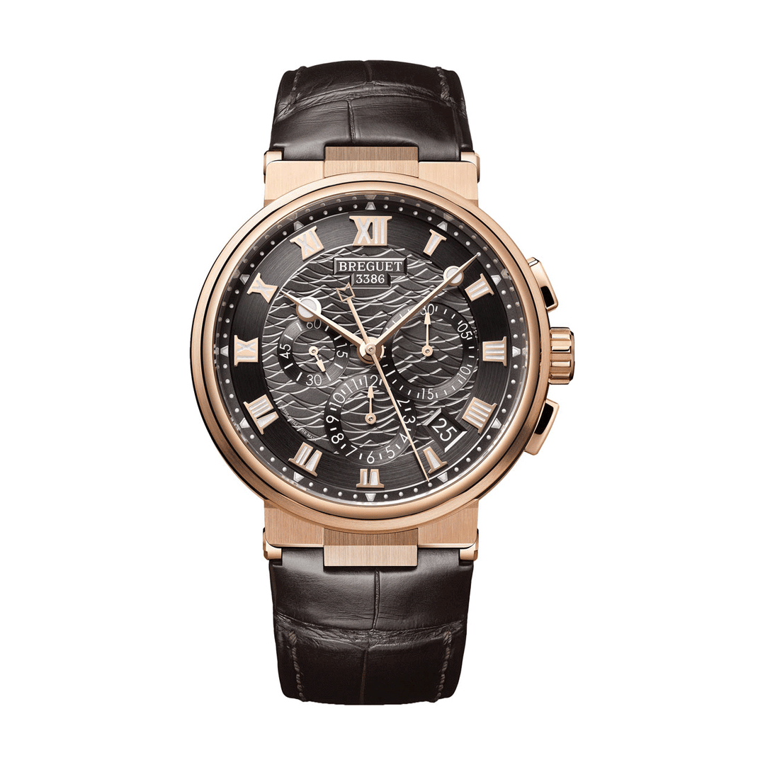 Breguet 18k Rose Gold Marine 5527BR/G3/RWO