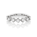 Hamilton Duet Collection 18k White Gold and 0.70 Total Weight Diamond Band