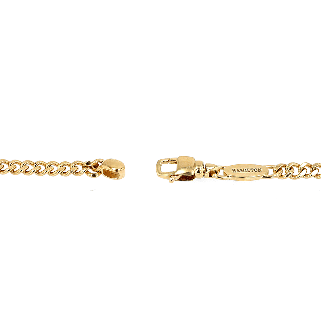 Hamilton Men's Collection Solid 3.25mm Curb Link 22 Inch Chain