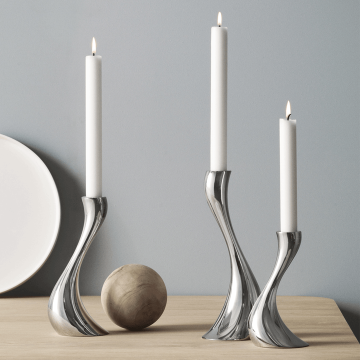 Georg Jensen Cobra Candleholders Set of 3