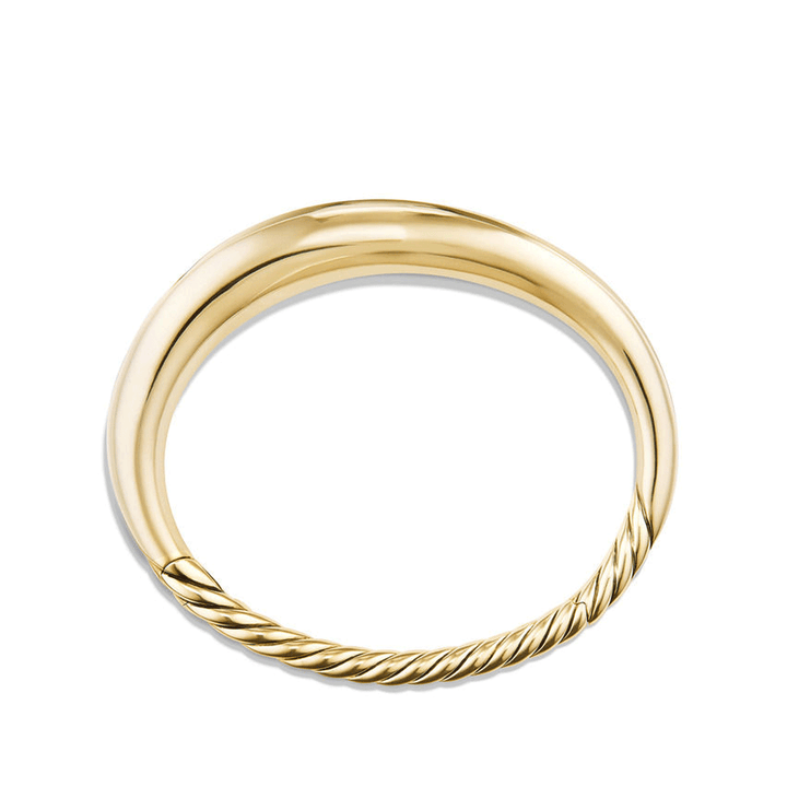 David Yurman Pure Form® Smooth Bracelet in 18k Yellow Gold, 9.5mm