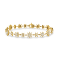 David Yurman Petite Starburst Tennis Bracelet 18K Yellow Gold with Diamonds