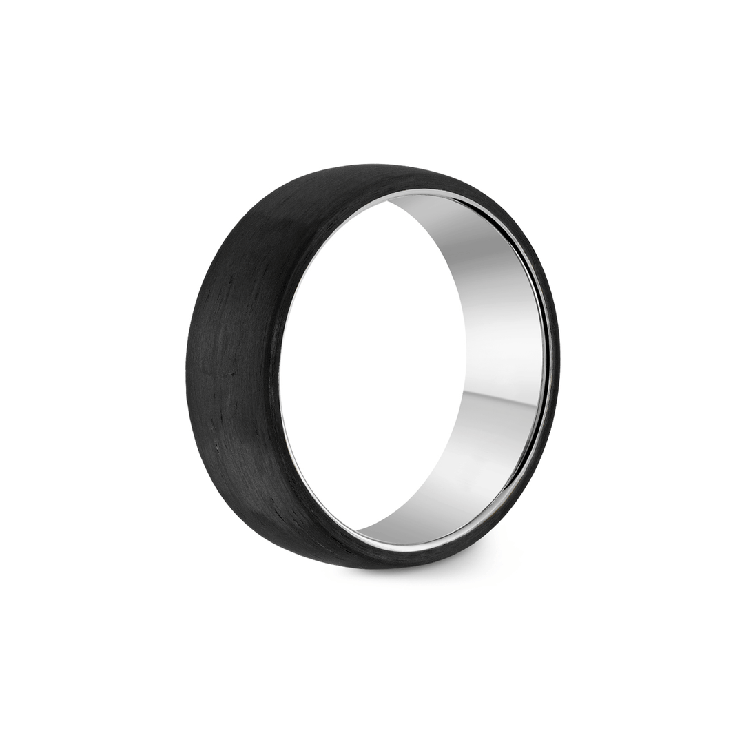 Hamilton Collection Forged Carbon 7.5mm Wedding Band