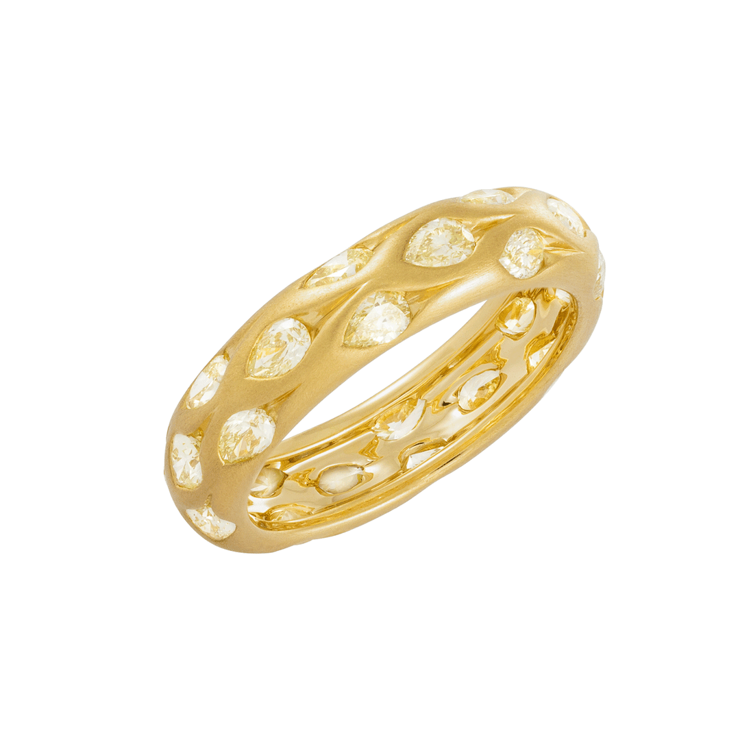 Etho Maria 18k Yellow Gold and Yellow Diamond Band