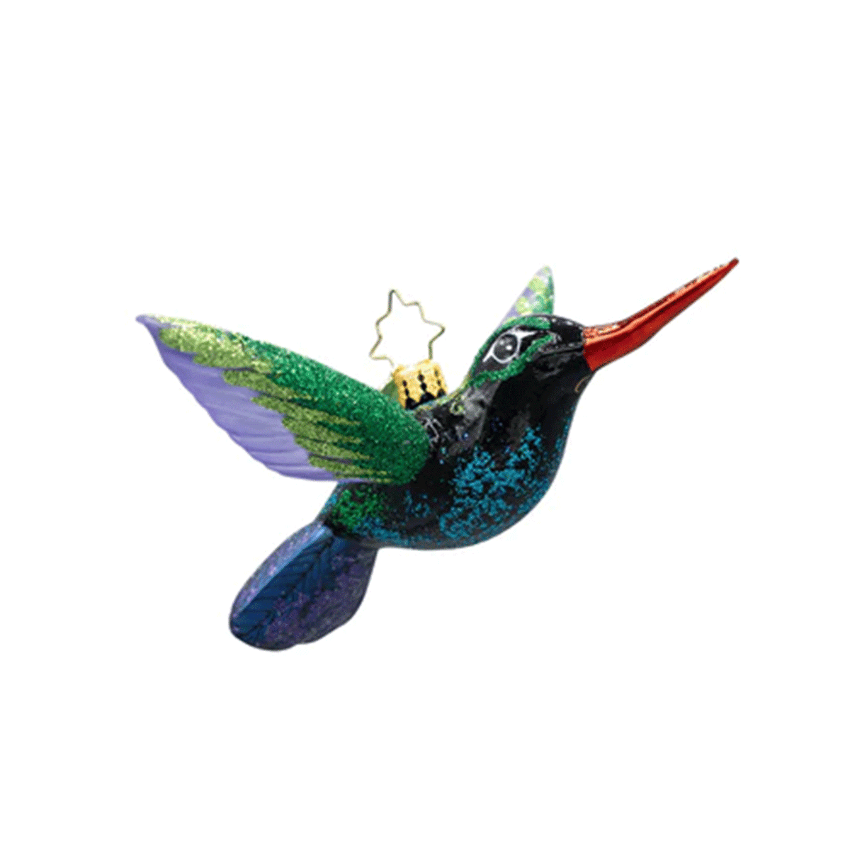 Christopher Rado Happy Holiday Hummingbird Ornament