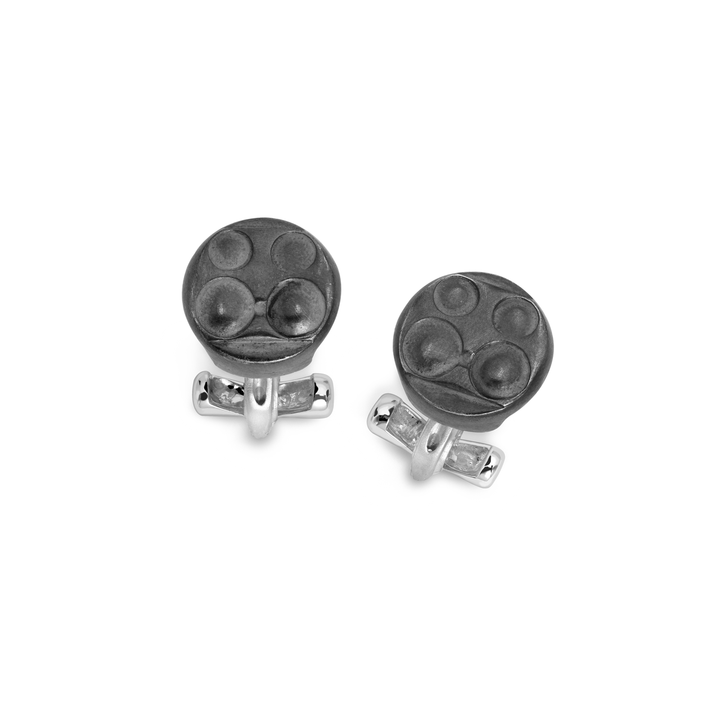 Sterling Silver Piston Cufflinks