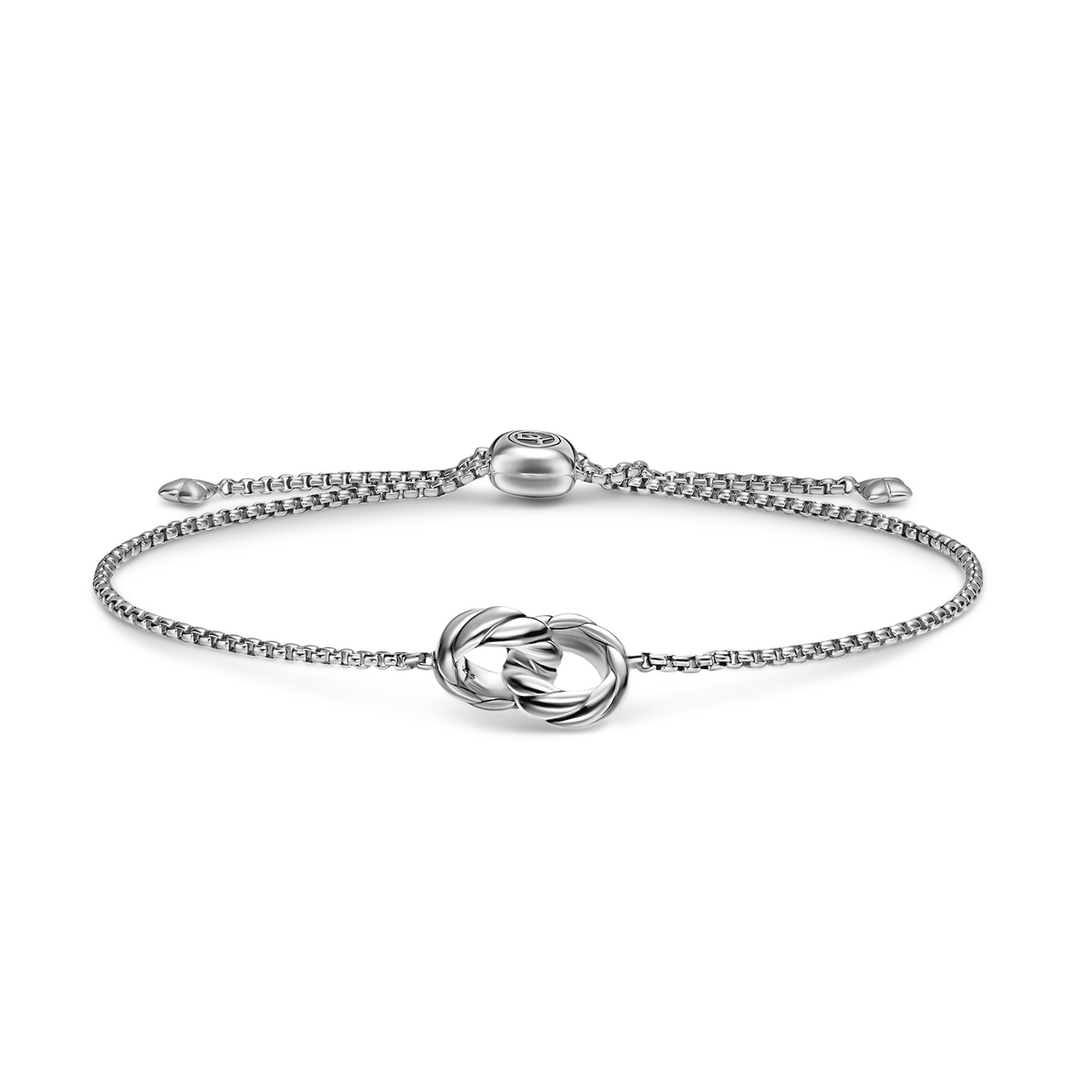 David Yurman Sculpted Cable Chain Bracelet Sterling Silver, 8mm