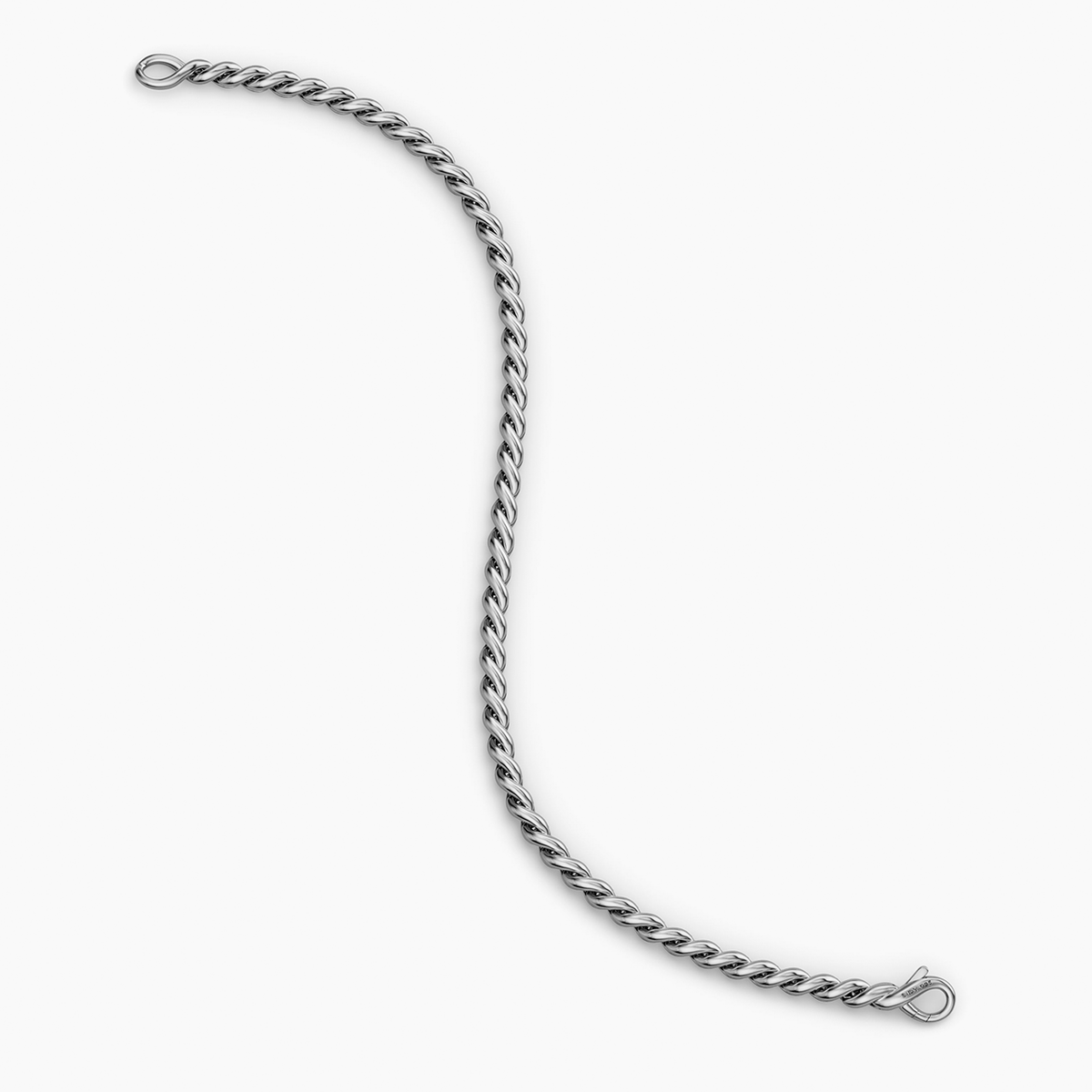 David Yurman Sculpted Cable Chain Bracelet Sterling Silver Medium