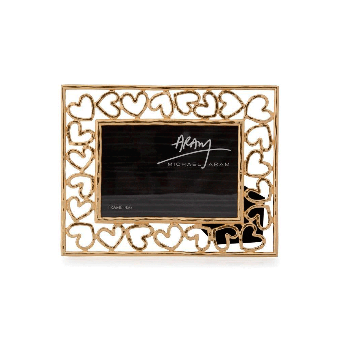 Gold Heart 4 x 6 Frame