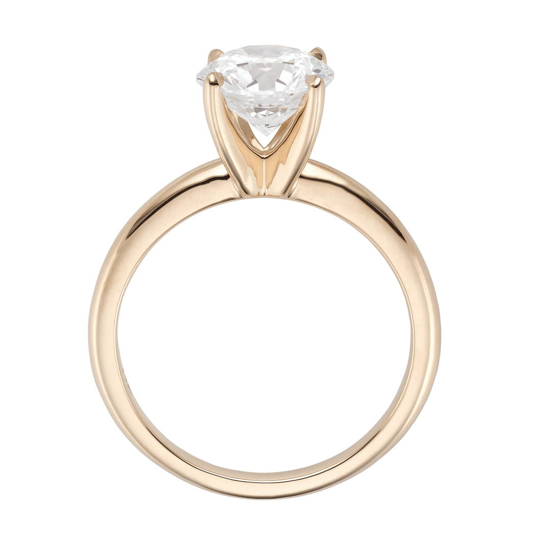 Hamilton Select Collection 14k Yellow Gold and 1.50 Total Weight Oval Shape Diamond Engagement Ring