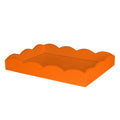 Orange Scalloped 11 x 8 Tray