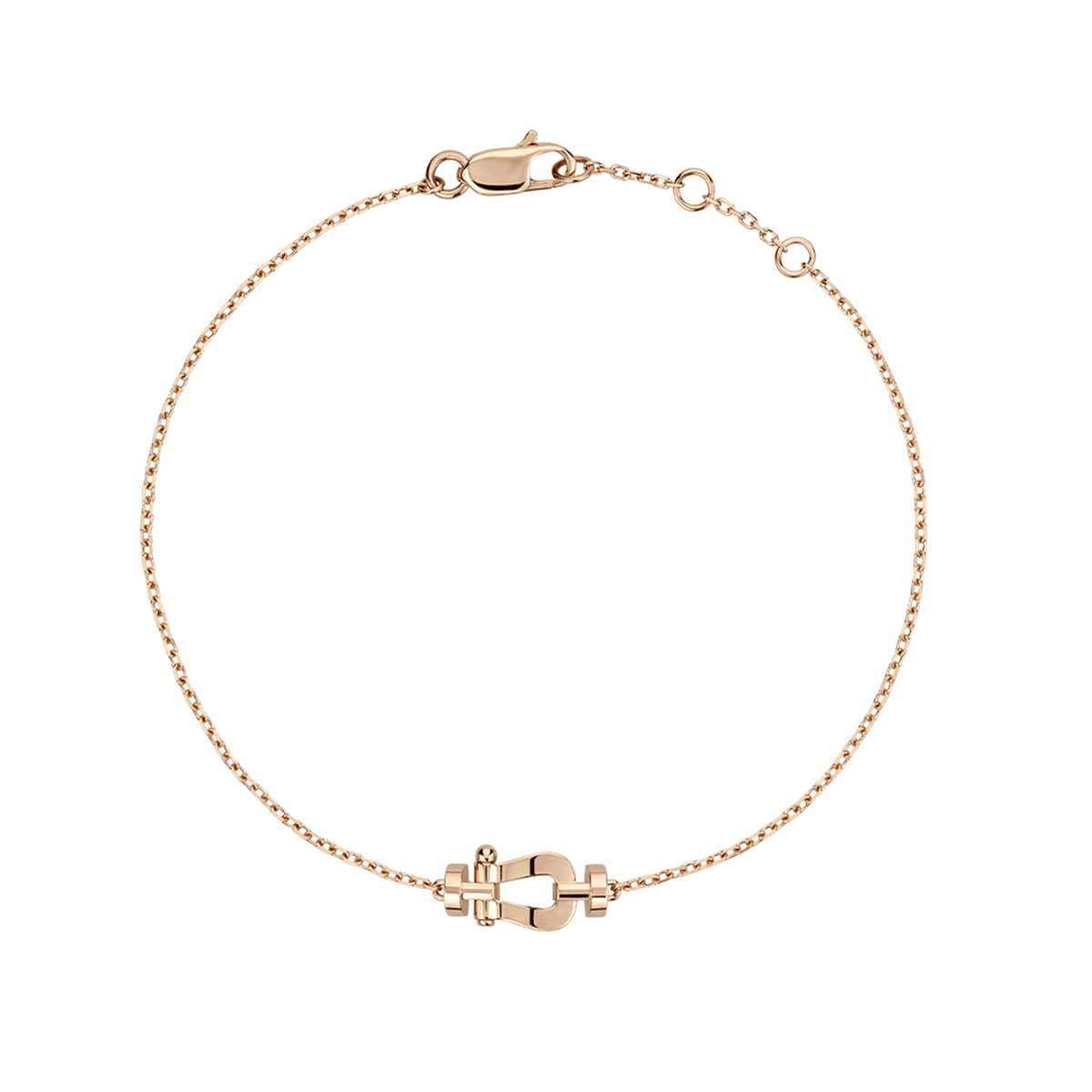 FRED Force 10 18k Rose Gold Chain Bracelet X-Small, Exclusively at Hamilton Jewelers