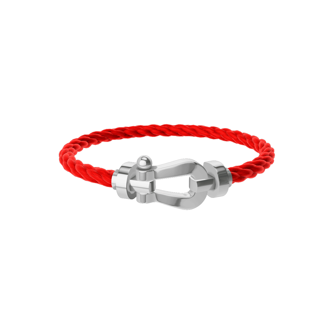 FRED Force 10 Red Cord with 18k White LG Buckle, Exclusively at Hamilton Jewelers