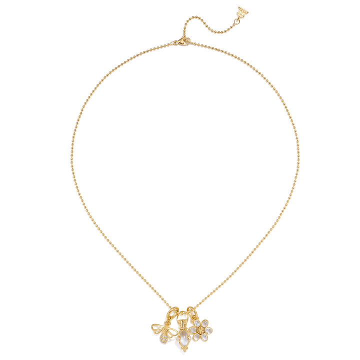 Temple St. Clair 18k Yellow Gold Primavera Charm Necklace