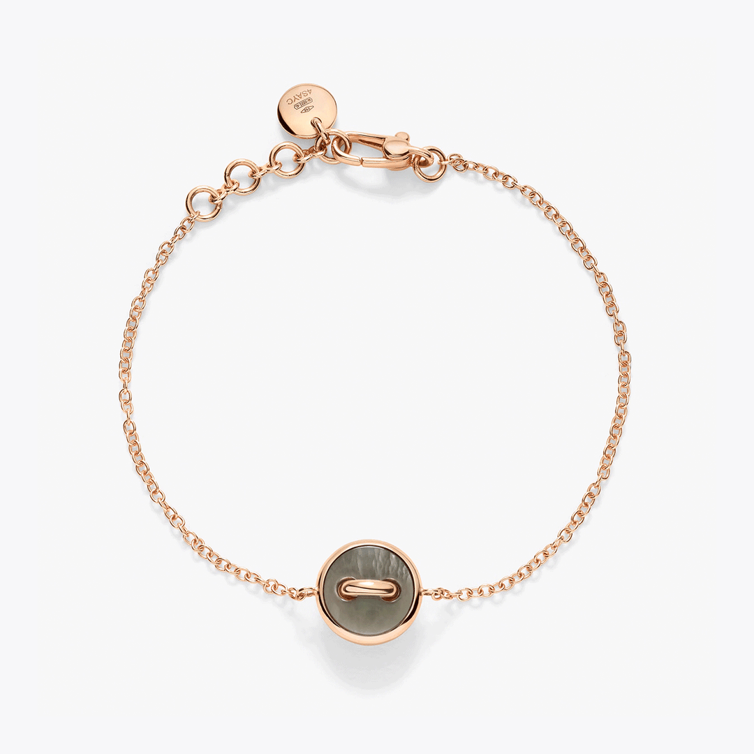 Pomellato Pom Pom Dot 18k Rose Gold Mother of Pearl Bracelet