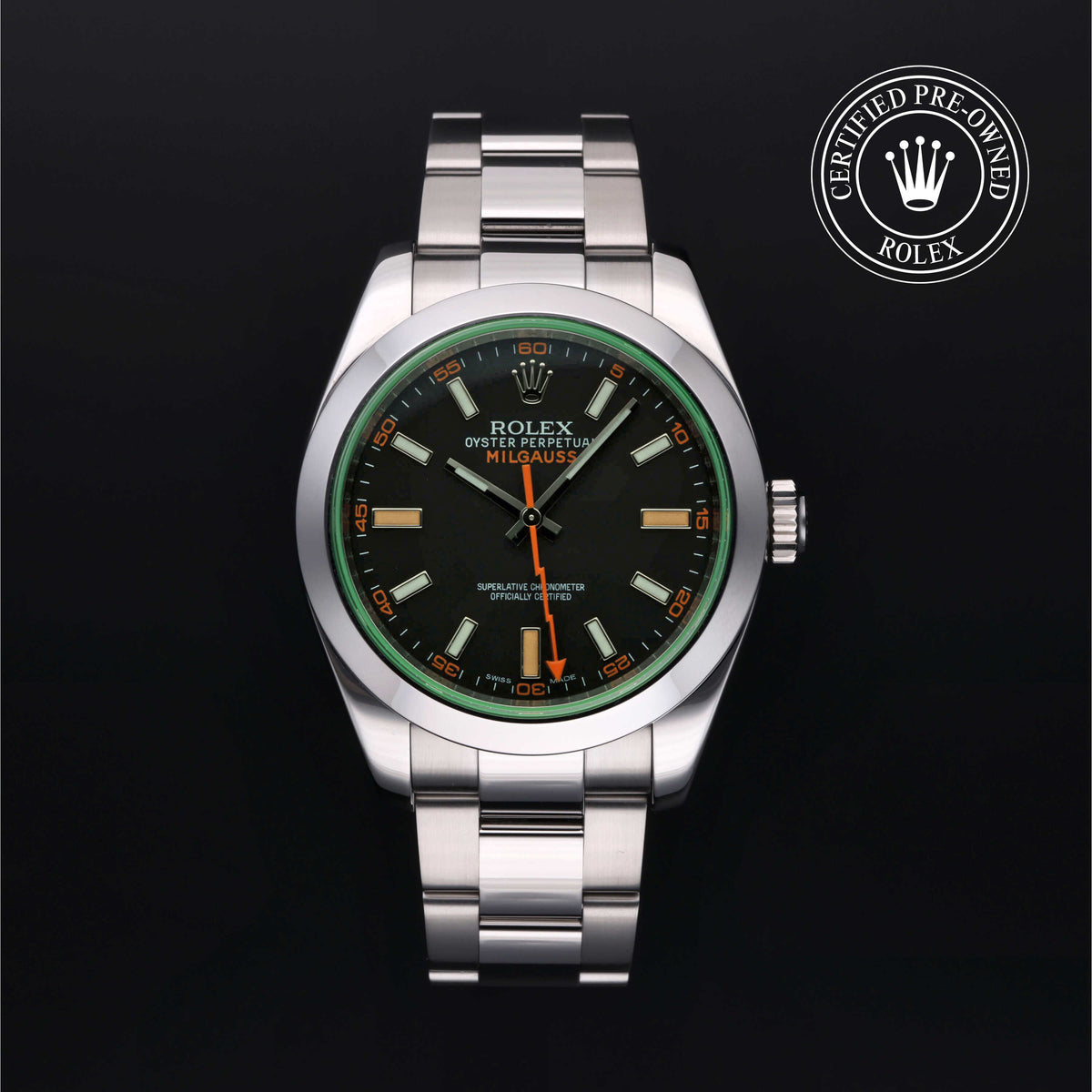 Rolex Certified Pre-Owned Milgauss M116400GV-0001