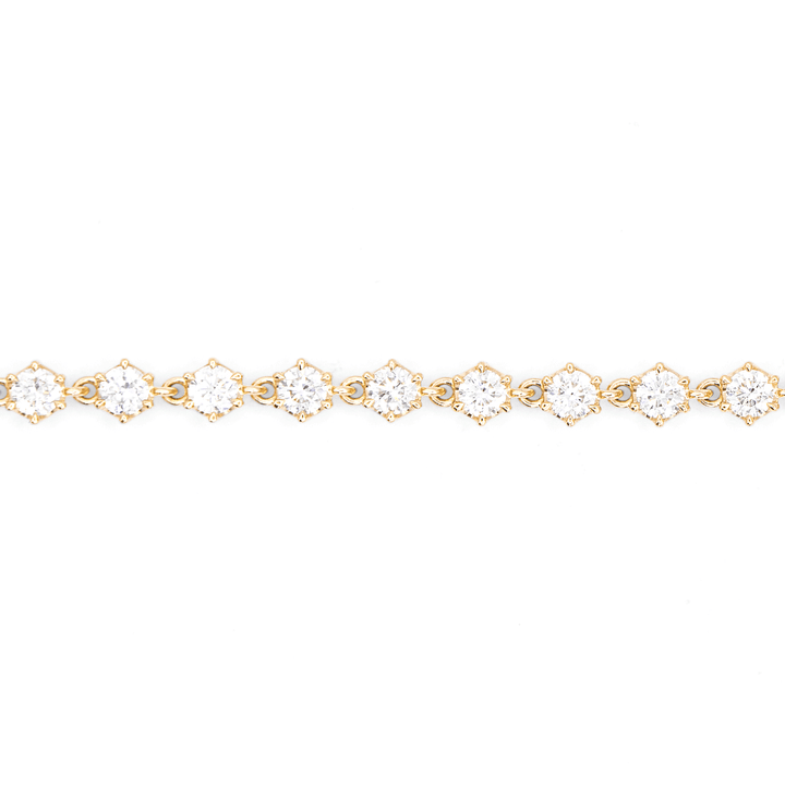 Joyful 18k Yellow Gold and 2.72CT Diamond Bracelet