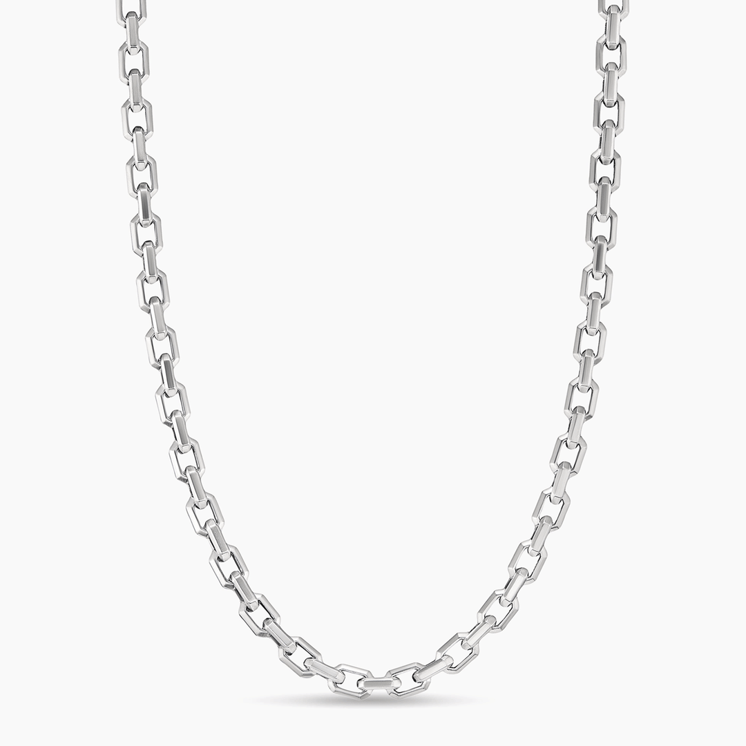 David Yurman Streamline Heirloom Chain Link Necklace Sterling Silver, 5.5mm