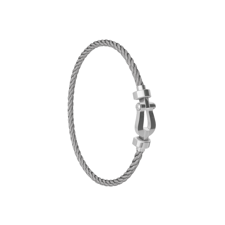 FRED Force 10 Steel Cable with 18k White LG Buckle, Exclusively at Hamilton Jewelers