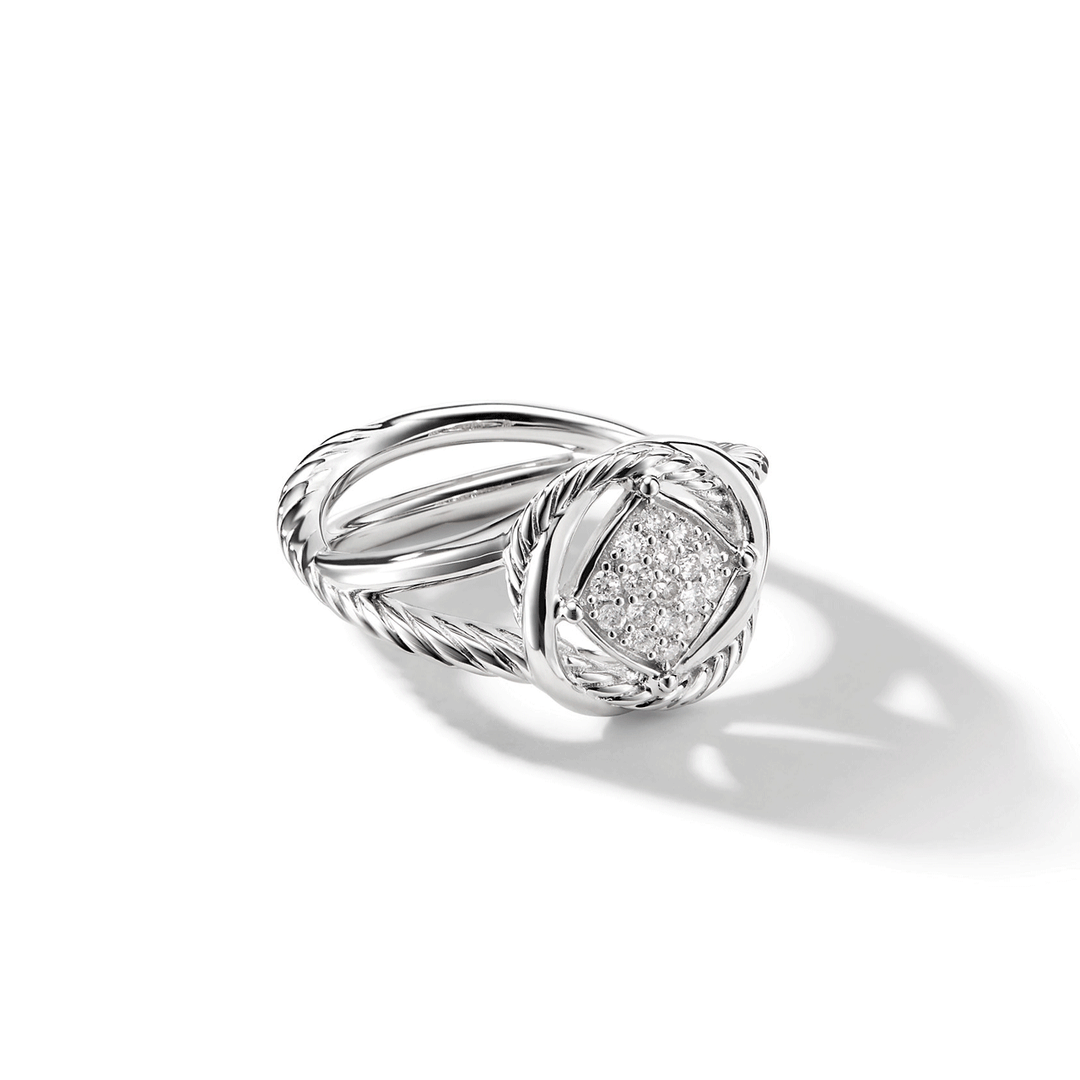 David Yurman Infinity Ring with Diamonds