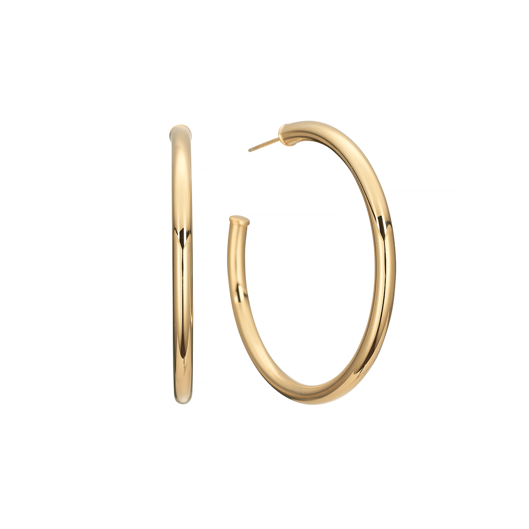 Hamilton Collections 14k Yellow Gold 40mm Hoops