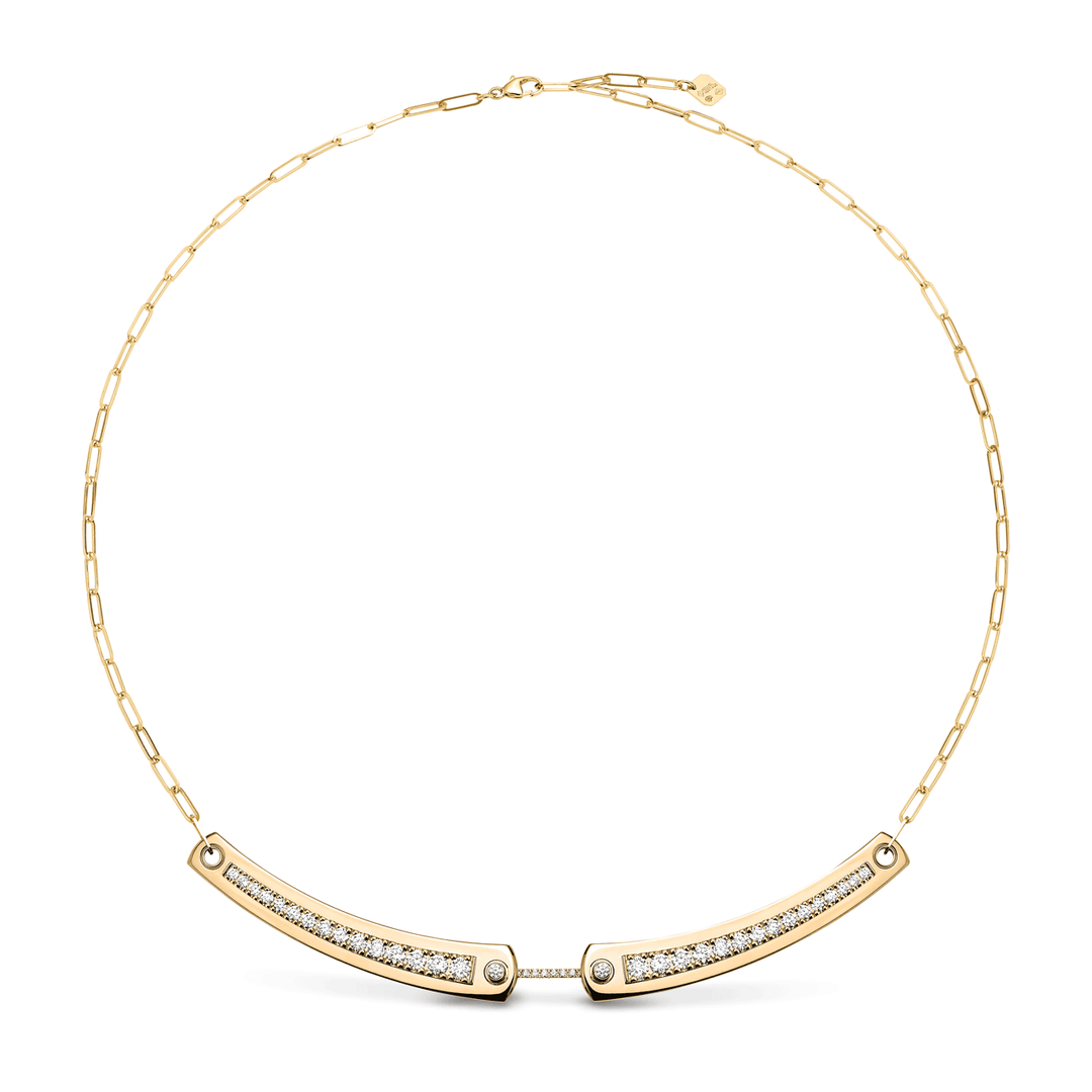 Nouvel Heritage Tuxedo Mood 18k Yellow Gold Necklace