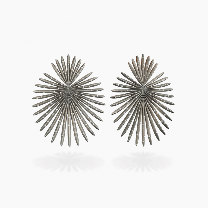 Giorgio B Palma Titanium Diamond Earrings