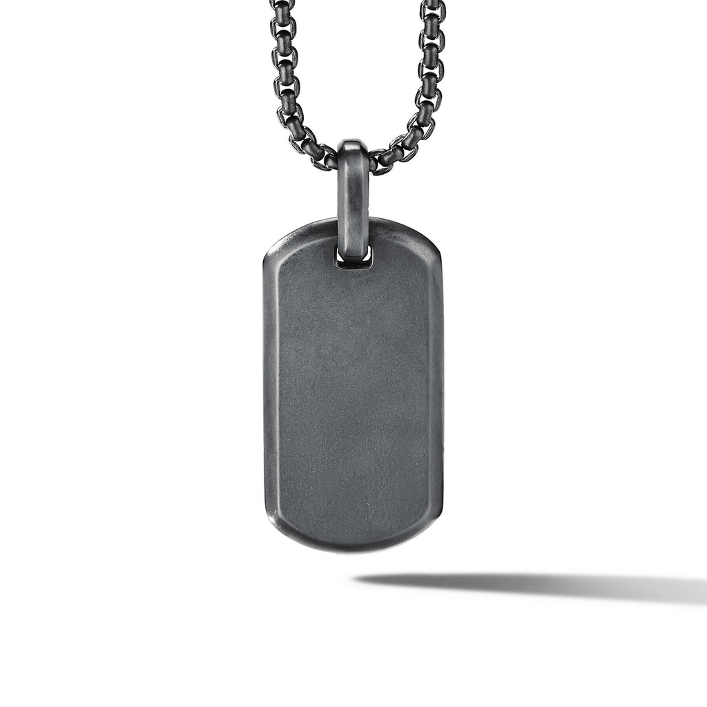 David Yurman Chevron Tag Black Titanium, 35mm