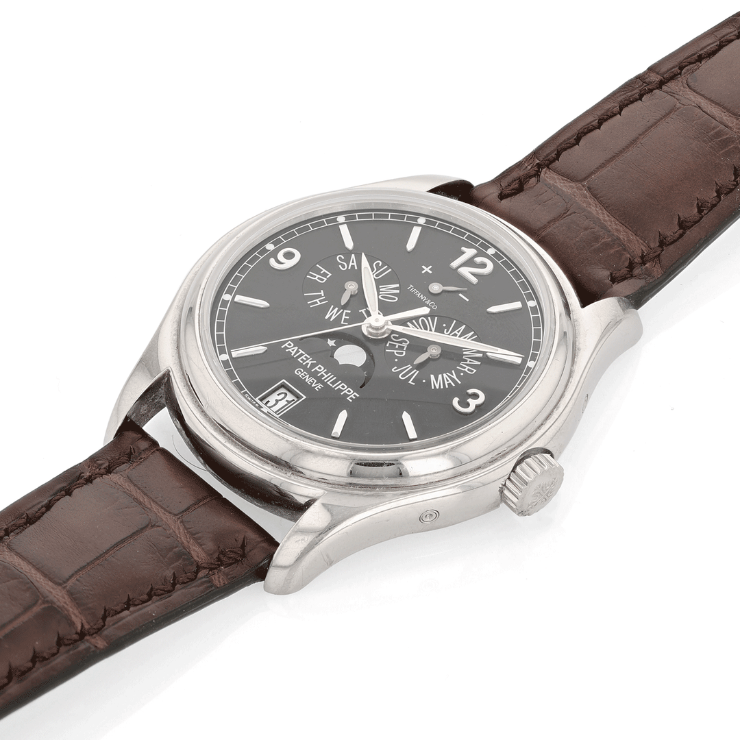 PATEK PHILIPPE FOR TIFFANY WHITE GOLD ANNUAL CALENDAR REF. 5146G-010