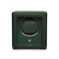 Wolf Designs Cub Single Watch Winder with Cover  Dark Green