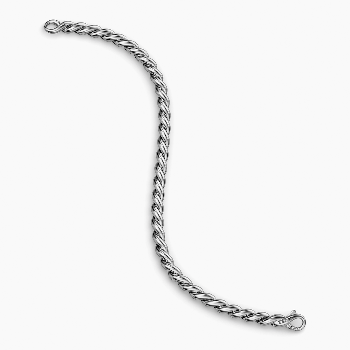 David Yurman Sculpted Cable Chain Bracelet Sterling Silver Large