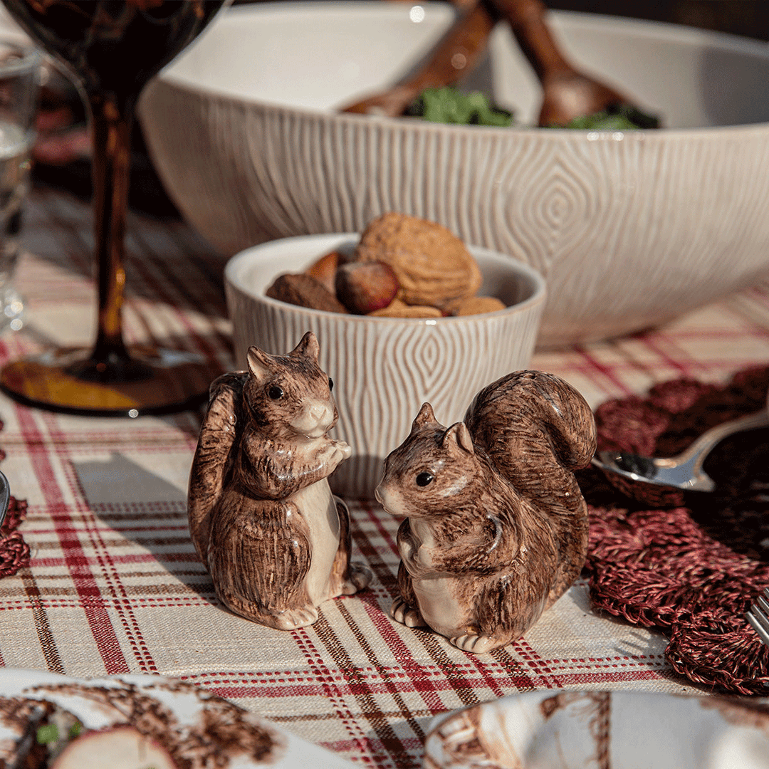 Juliska Zelda & Scott Squirrel Salt and Pepper Set