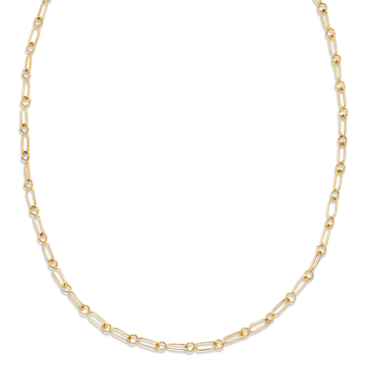 Temple St. Clair 18k Yellow Gold Small River Necklace, 24"