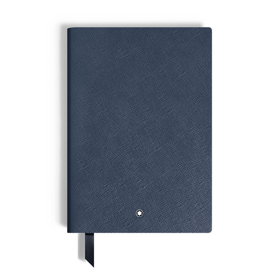 Montblanc Notebook Medium, Saffiano Leather, Blue - Lined Pages