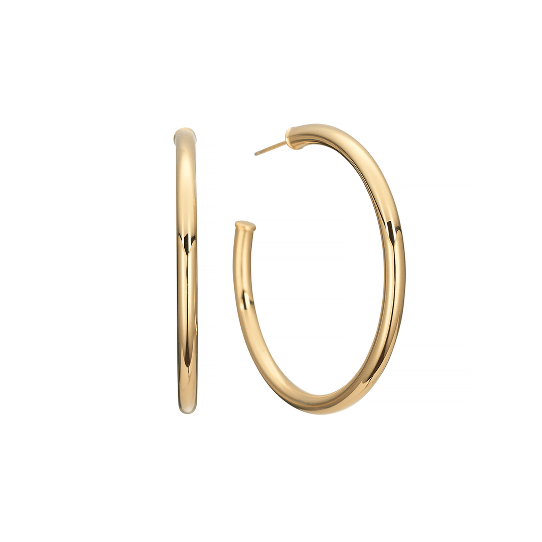 Hamilton Collections 14k Yellow Gold 40mm Hoops