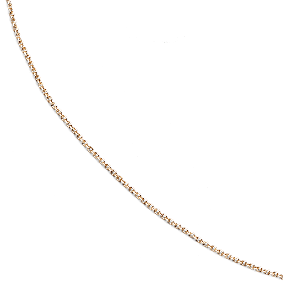 Hamilton Collection Mercer 14k Yellow Recycled Gold 1.2mm Cable 18 Inch Necklace
