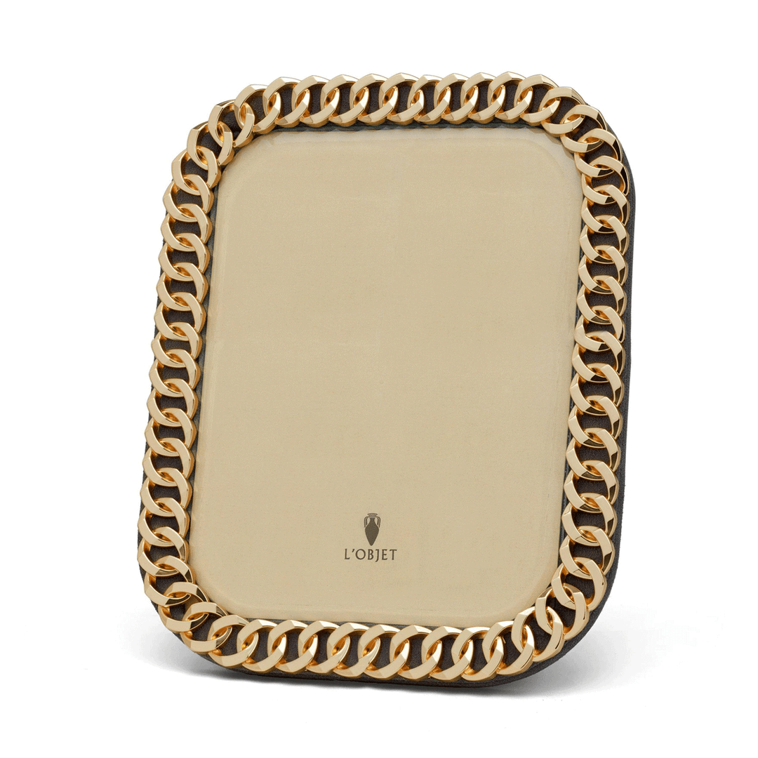 Cuban Link Gold 4x6 Frame