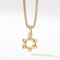 David Yurman Deco Star of David Pendant 18k Yellow Gold, 19.5mm
