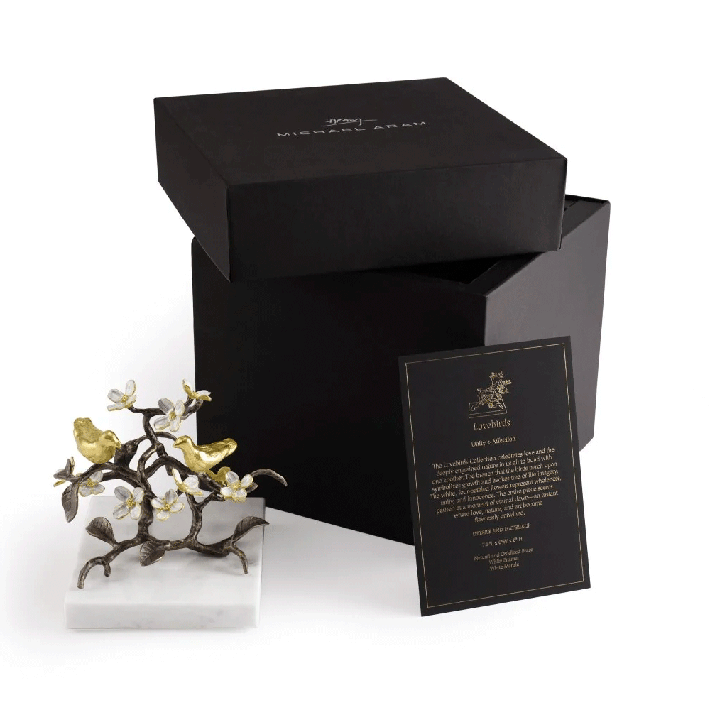Michael Aram Lovebirds Object