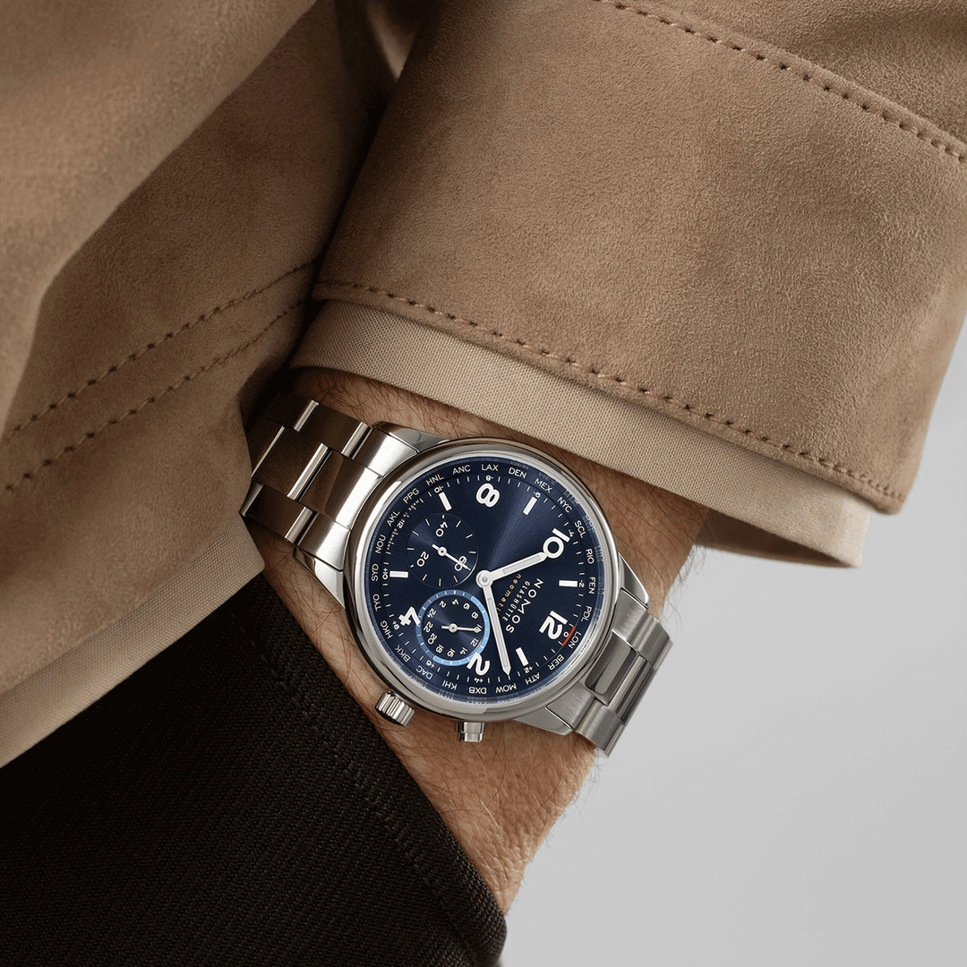 Nomos Club Sport Neomatik Worldtimer Blue #790