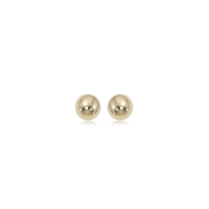 Hamilton Collection Classic 14k Yellow Gold Ball Stud Earrings
